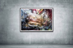 grey urban grunge background concrete wall