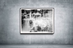 grey urban grunge background concrete wall