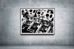 grey urban grunge background concrete wall