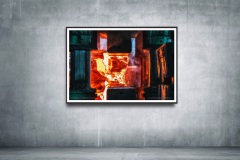 grey urban grunge background concrete wall